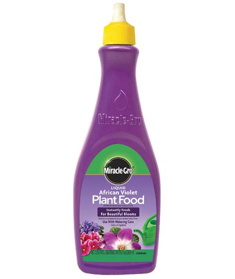 Miracle Grow Plant Food, African Violet, Liquid, 8 fl oz - Lawn & Garden - Outdoor Tools ...