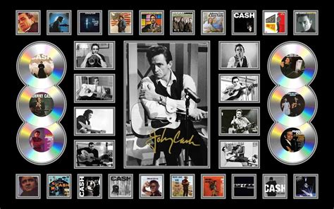 JOHNNY CASH AMERICAN RECORDINGS POSTER SIGNED L/E FRAMED MEMORABILIA | eBay