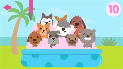 Sago Mini Puppy Preschool - Games for Kids - Counting Numbers - YouTube