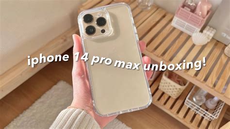 iphone 14 pro max 1TB (gold) unboxing | cute apple accessories + ios 16 ...