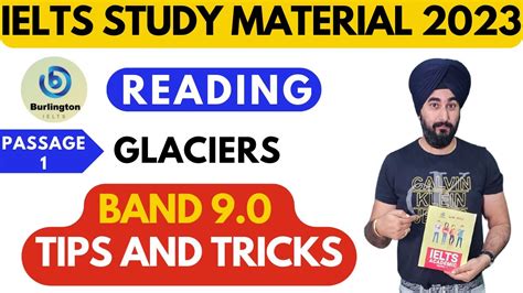 IELTS Reading New Material By IDP Burlington Test #glacier Solved With 9Band Tips By Ramandeep ...