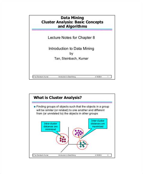 Cluster Analysis - 8+ Examples, Format, Pdf