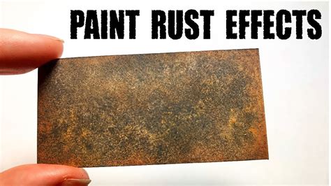 How to Paint REALISTIC Rust Effects - YouTube