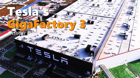 Tesla Gigafactory 3 Construction Progress October 31, 2019: Video