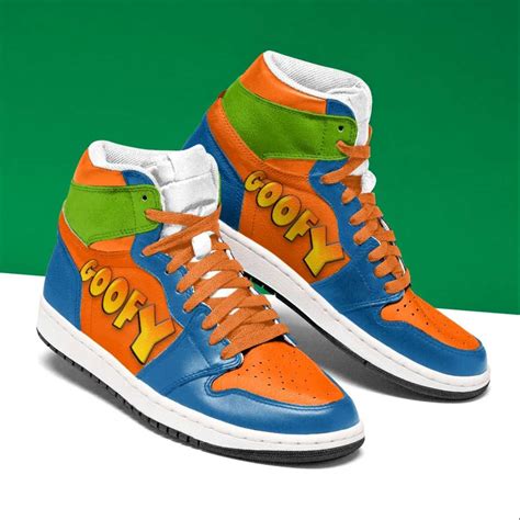 Goofy Dog Air Jordan 1 High Top Sneakers Custom Shoes For Fans – Let the colors inspire you!