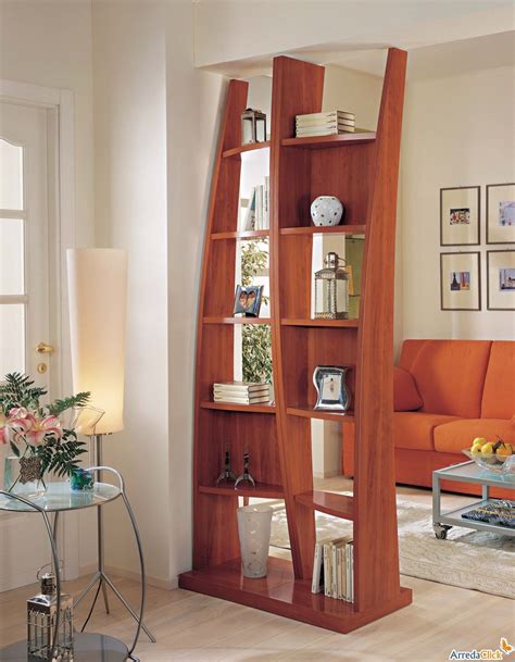 Libreria bifacciale Direct - ARREDACLICK | Room divider walls, Living room partition design ...