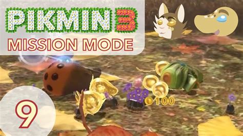 Pikmin 3 Mission Mode Ep.09 - Rivers of Gold! - YouTube