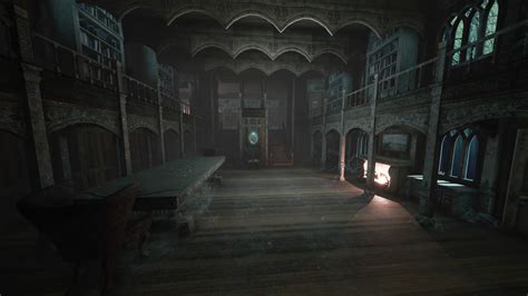 ArtStation - Old gothic library Modularity