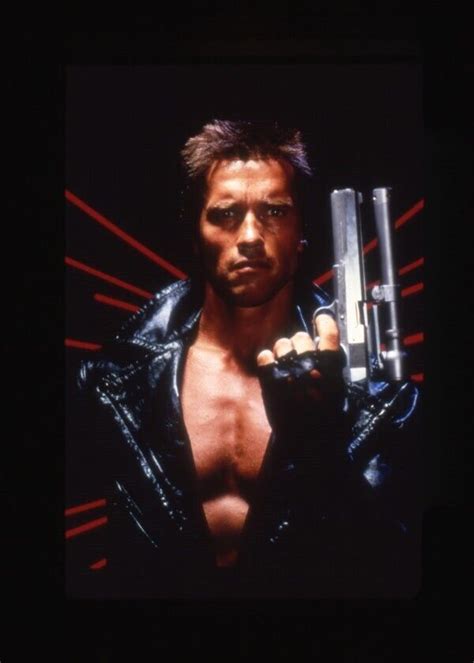 Terminator Arnold Schwarzenegger Poster Artwork Original Transparency ...