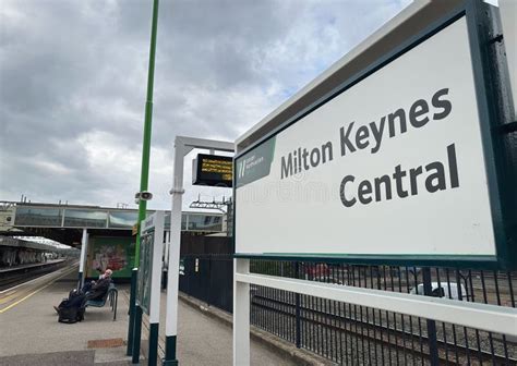 Milton Keynes Central Railway Station in England. Editorial Photography ...