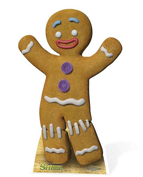 Gingy the Gingerbread Man from Shrek Cardboard Cutout / Standee / Standup | Fruugo AU