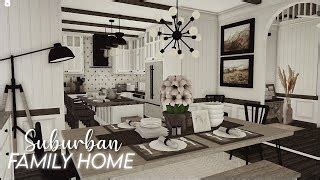 Bloxburg || Suburban Family Home || Speedbuild... | Doovi