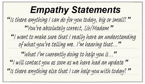 18 Empathy Statements That Help Improve Customer-Agent Rapport