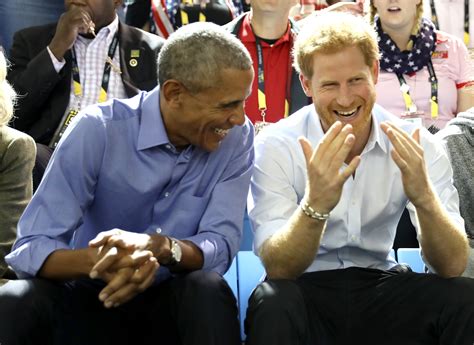 President Obama and Prince Harry Laugh It Up Together At The Invictus ...