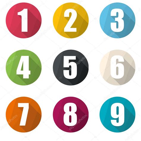 Numbers symbols — Stock Vector © M4estr0 #78507722