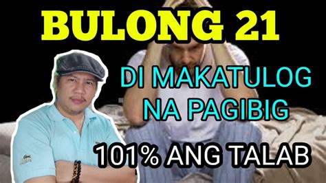 BULONG 21 DI MAKATULOG NA PAG IBIG - YouTube