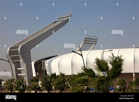 Lekhwiya Sports Stadium (Abdullah bin Khalifa Stadium) in Doha, Qatar Stock Photo - Alamy