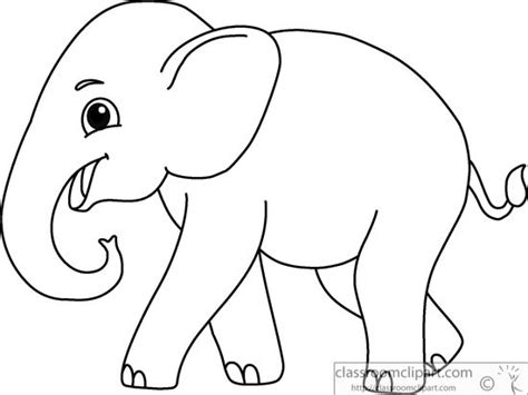 elephant clipart outline - Clip Art Library
