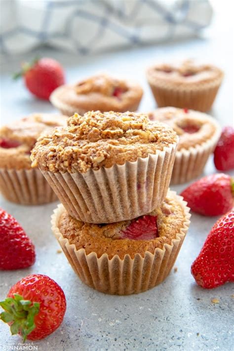 Healthy Strawberry Muffins Recipe – Not Enough Cinnamon