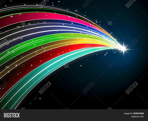 Abstract Rainbow Comet Image & Photo (Free Trial) | Bigstock