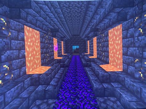 My nether portal room : Minecraft