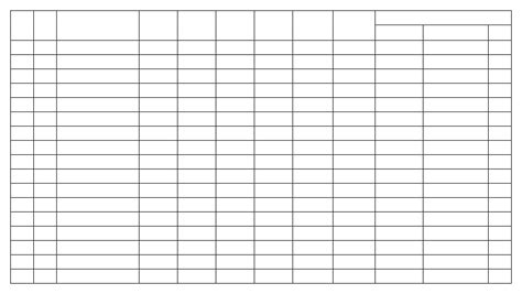 Columns And Rows Template