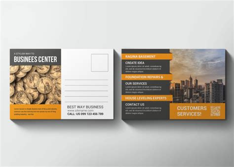 Technology Business Postcard Design Template - 99Effects