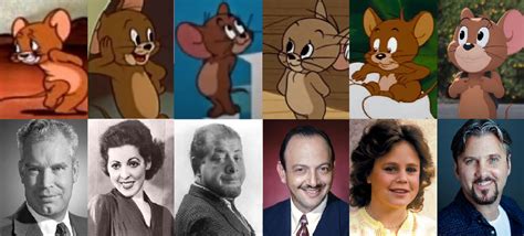 Jerry with voice actors, actresses by zielinskijoseph on DeviantArt