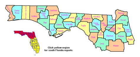 North Florida County Map ~ GOOGLESADI