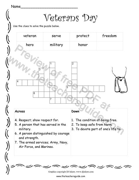 Veterans' Day Lesson Plans, Themes, Printouts, Crafts