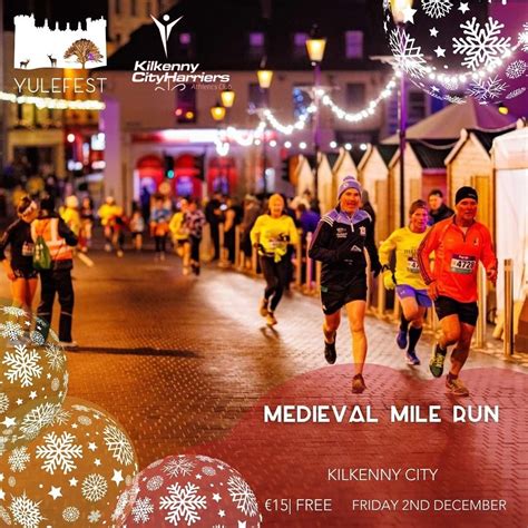 Kilkenny City Harriers team up with Yulefest for Medieval Mile run