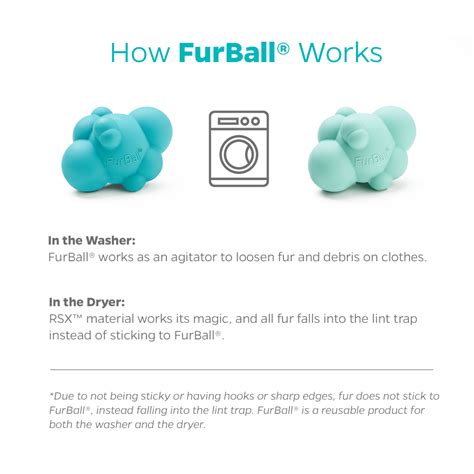 FurBall® (2-Pack) | Pet Hair Remover for Laundry