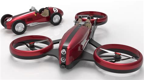 Formula Drone One Is a Gorgeous Flying Car Inspired by 1950s F1 ...