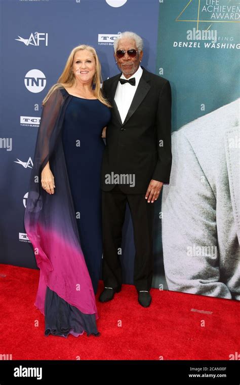 LOS ANGELES - JUN 6: Morgan Freeman, Lori Mccreary at the AFI Honors Denzel Washington at the ...