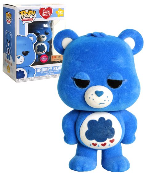 Funko POP! Animation Care Bears #353 Grumpy Bear (Flocked) - Boxlunch ...