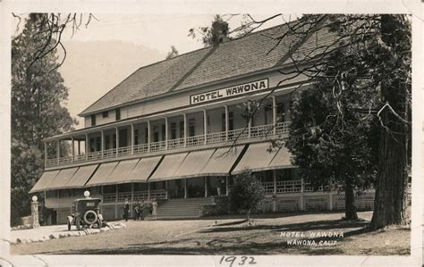 Hotel Wawona Yosemite Valley, CA Postcard