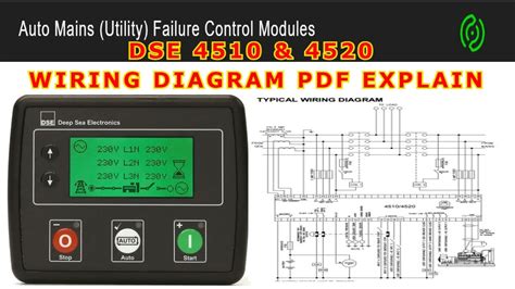 dse 4510/4520 wiring diagram pdf | DSE controller hindi Urdu wiring of ...