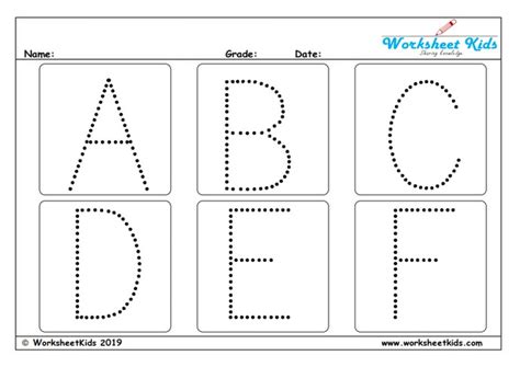 Letter tracing for preschoolers and toddlers - free printables worksheets