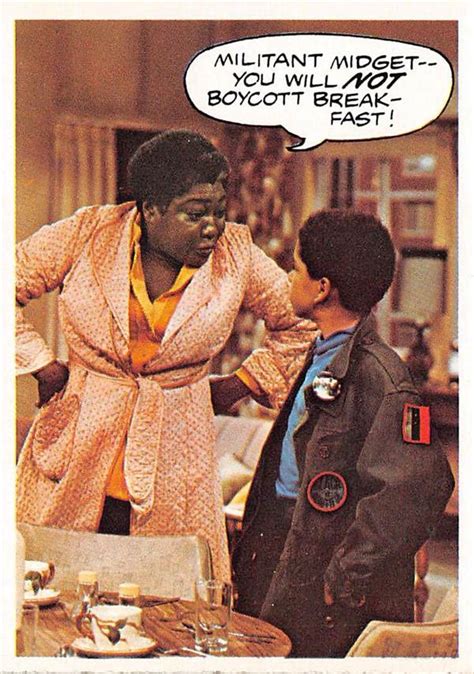 Esther Rolle Ralph Carter Flo Michael Evans trading card Good Times 1975 Topps #28