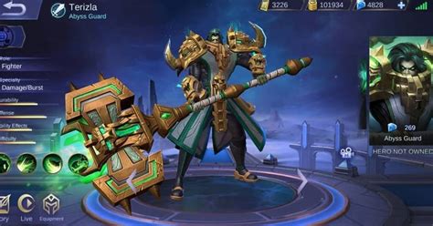 Become A Terizla Mobile Legends Hero Pro Player - Esports