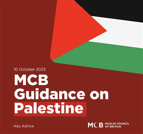 MCB Guidance on Palestine 2023 | Muslim Council of Britain