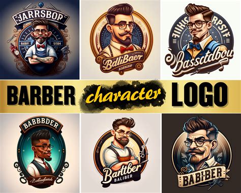 Barbershop Logo Design, Barbershop Sign, Barbershop Business Card, Barber Logo, Barber Logo ...