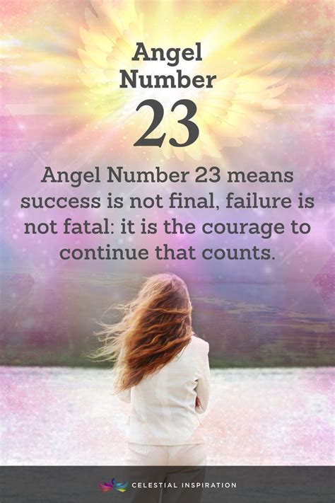 Angel Number 23 in 2022 | Success is not final, Angel, Angel numbers