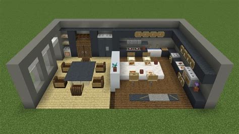 Modern kitchen design - Minecraft | Minecraft room, Minecraft kitchen ideas, Minecraft houses