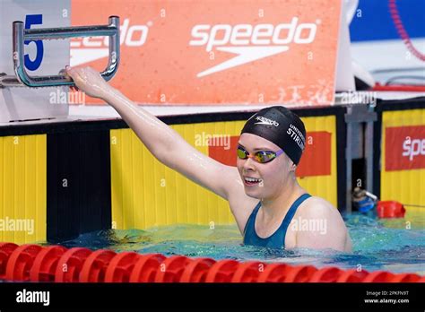 University of Stirling’s Katie Shanahan smiles after winning the Women ...