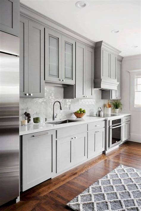 25 Gray Kitchen Cabinets Ideas With Beautiful Designs For Your Kitchen ...