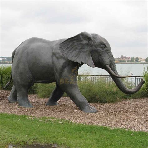 Modern Art Cast Bronze Abstract Animal Sculpture Bronze Elephant Statue