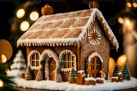 Sweet Creations Captivating Gingerbread House Molds. AI Generated. 31718760 Stock Photo at Vecteezy