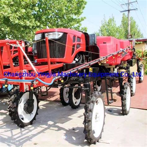 Newest Cheap Agriculture Machinery Self Propelled Tractor Spraying Equipment 4WD Pesticide Boom ...