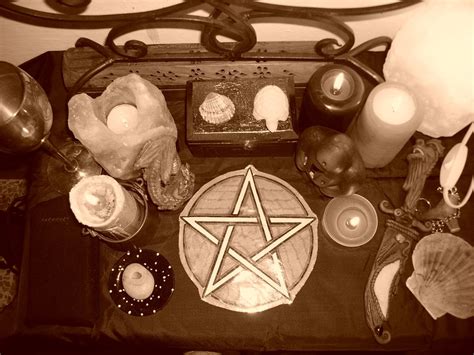 Altars: "Pagan Altar," by ReanDeanna, at deviantART. | Pagan altar, Pagan, Sacred space altar